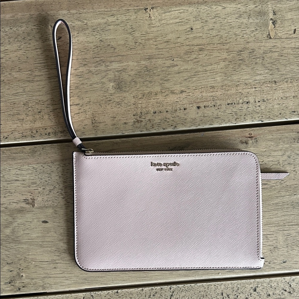 Kate Spade Light Pink Wristlet Clutch
